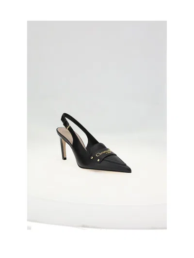 Dior Women  Boy Slingback Shoes In Black