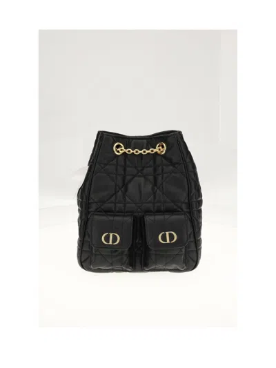 Dior Women  Caro M Calfskin In Black