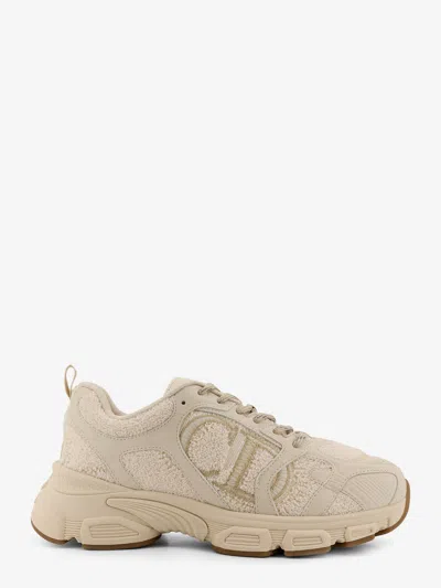 Dior Women  Chrono Low-top Technical Fabric Sneakers In Neutral