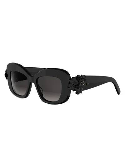 Dior Women's  Clover S3i 51mm Butterfly Sunglasses In White