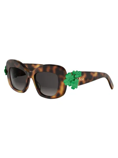 Dior Women's  Clover S3i 51mm Butterfly Sunglasses In Yellow