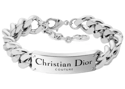 Pre-owned Dior Women's  Couture Bracelet In Silver