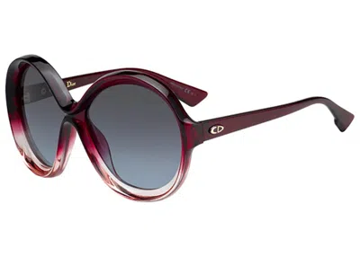 Pre-owned Dior Women's  Bianca_0t558i7 Sunglasses In Burgundy/pink (bianca_0t558i7)