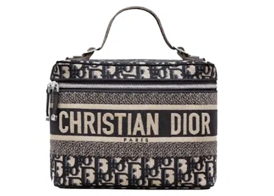 Pre-owned Dior Women's  Travel Vanity Case In Blue