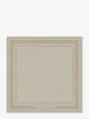 Dior Oblique Natte 70 Square Scarf In Gray