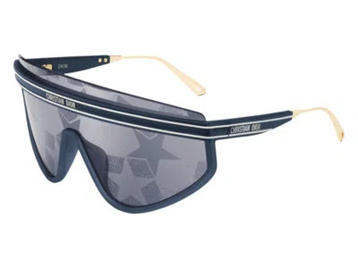 Pre-owned Dior Women's  Shield Sunglasses In Navy Blue (clubm2u 31b7)
