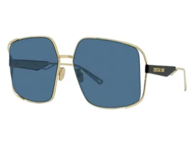 Pre-owned Dior Women's  Square Sunglasses In Gold (archis1u B0b0)