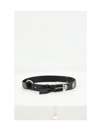 Dior Women  Symbol Belt In Black