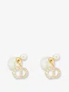 Dior Tribales Earrings In White