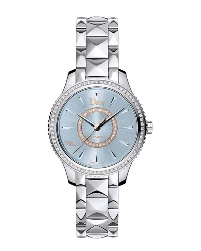 Dior Women's  Viii Montaigne Diamond Watch In Gray
