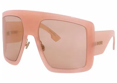 Pre-owned Dior Women's  Fashion Square Sunglasses In Nude/brown