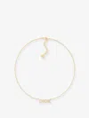 Dior Women Evolution Metal Necklace With Gold Finishes In Gold