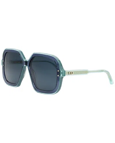 Dior Women's Highlight 57mm Sunglasses In Blue