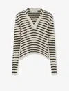 Dior Women Iviera Striped Linen And Silk Sweater In Multi