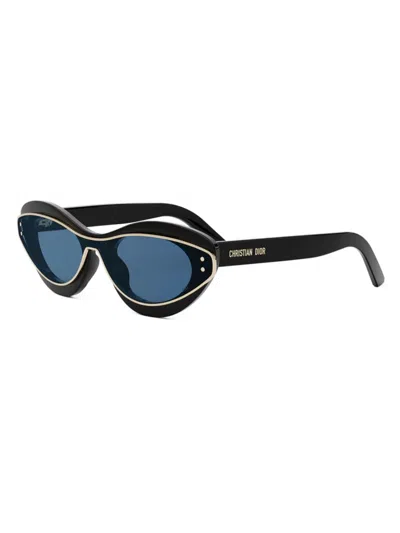 Dior Women's Meteor B1i Butterfly Sunglasses In Black