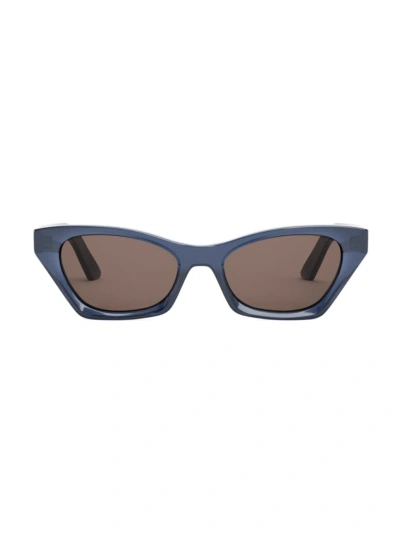Dior Women's Midnight B1i Sunglasses In Blue Brown