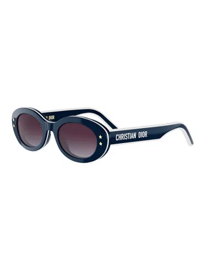Dior Women's Pacific B4i 51mm Oval Sunglasses In Blue