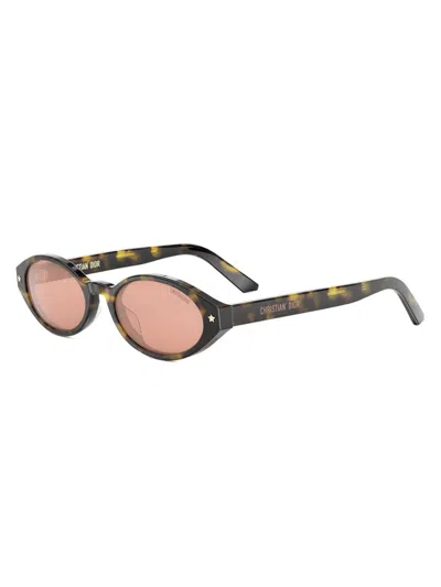Dior Pacific R1i 20l0 Havana Lucido Sunglasses In Pink