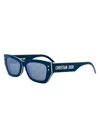 Dior Women's Pacific S2u 53mm Butterfly Sunglasses In Blue