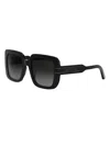 Dior Women's Signature S11i 54mm Square Sunglasses In Black