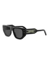 Dior Full Frame Sunglasses In Black