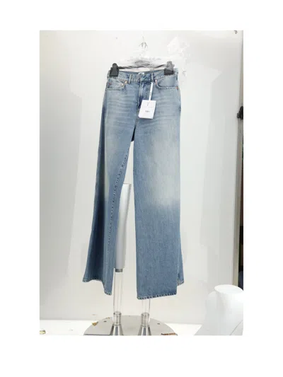 Dior Women Eth-pantalon Denim Nd-stone In Blue