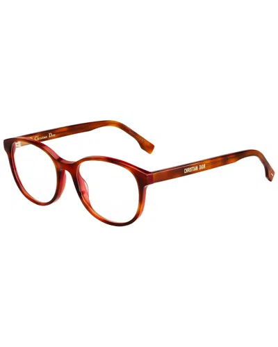 Dior Women's Etoile 53mm Optical Frames In Burgundy