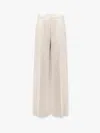 Dior Women Flared Virgin Wool And Silk Trousers In Multi