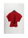 Dior Women Giacca Mezza Manica Rossa Must Buy In Red