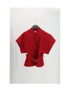 Dior Women Giacca Mezza Manica Rossa Must Buy In Red