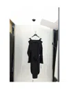 Dior Women Ho-robe Nd+ab-popeline Cot In Black