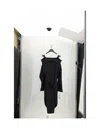 Dior Women Ho-robe Nd+ab-popeline Cot In Black