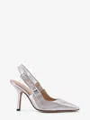 Dior Women J'a Laminated Leather Pumps In Silver