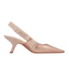 Dior J'a Leather Slingback Pump In Br 68k
