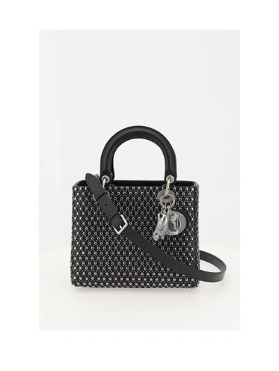 Dior Women Lady  M Embroidery Bag In Multi