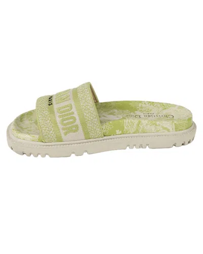 Pre-owned Dior Women's Leather Slipper (authentic Pre-loved)