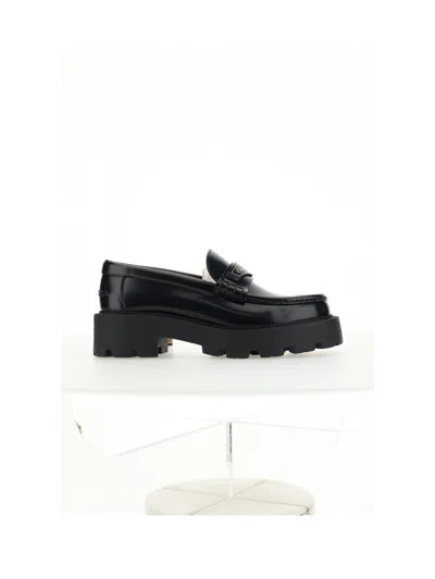 Dior Women Loafer Shoes In Black
