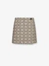 Dior Women Macrocannage Cotton Blend Tweed Shorts In Multi