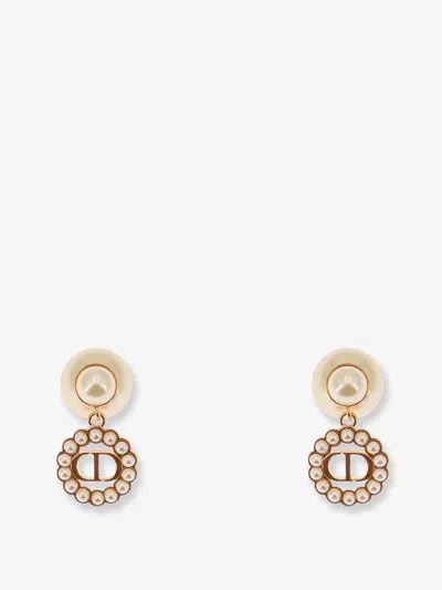 Dior Women Metal  Tribales Earrings With Gold Finishes