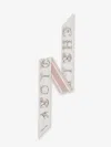 Dior Alphabet Mitzah Scarf In White