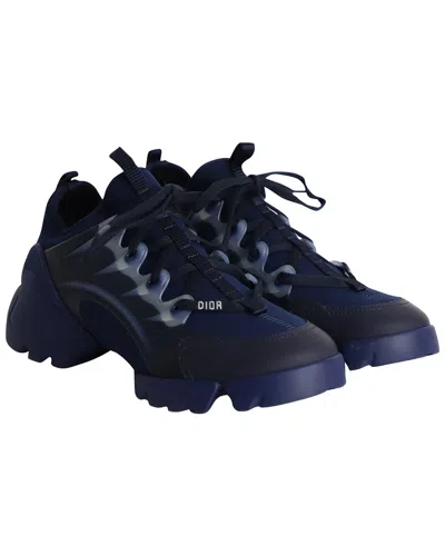 Dior Women's Neoprene D-connect Sneaker (authentic Pre-loved) In Blue