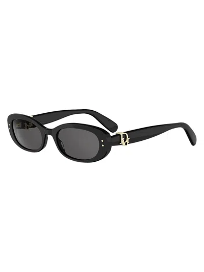 Dior Women's Oblique B1l 52mm Oval Sunglasses In Pattern