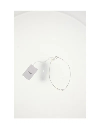 Dior Women Petit Cd Short Necklace In Metallic