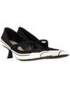 Dior Women's Polyester D-motion Mary Jane Pump (authentic Pre-loved) In White
