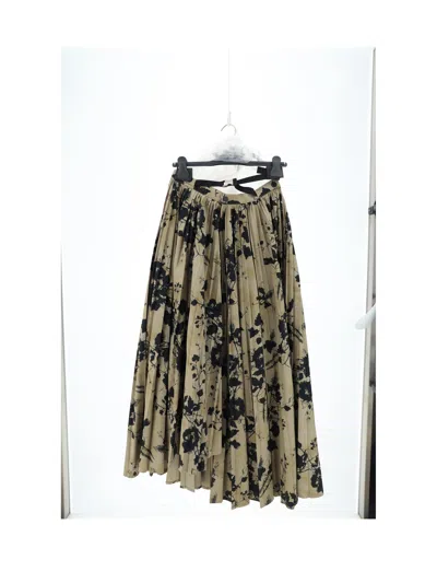 Dior Women Pp-jupe Nd+pl-trench Fl. Myst In Green