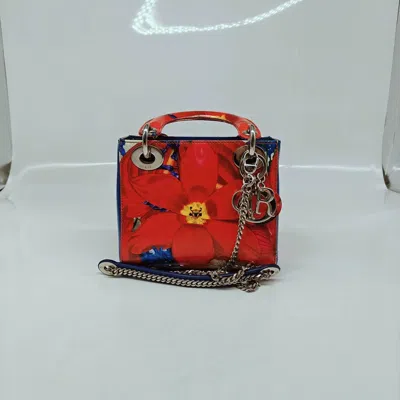 Dior Women Pre-loved Bag Very Good Condition In Red