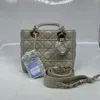 Dior Women Pre-loved Bag Very Good Condition In Gray