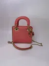 Dior Women Pre-loved Bag Very Good Condition In Red