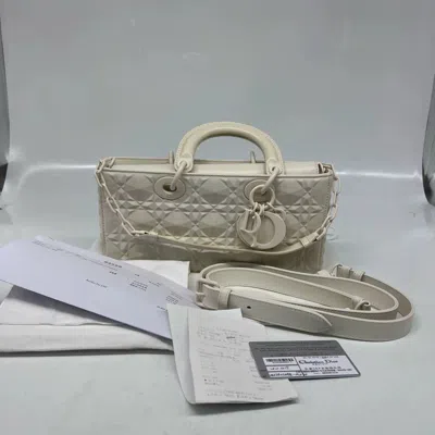 Dior Women Pre-loved Bag Very Good Condition In White