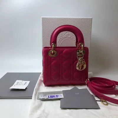 Dior Women Pre-loved Bag Very Good Condition In Purple